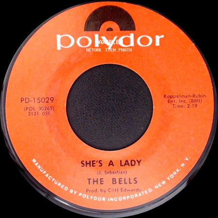 The Bells - Sweet Sounds Of Music / She's A Lady side B