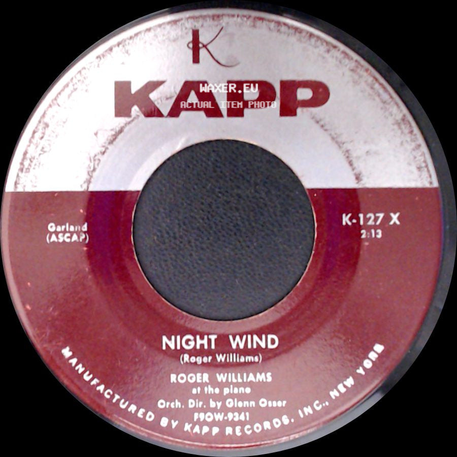Roger Williams - Night Wind / Wanting You side A