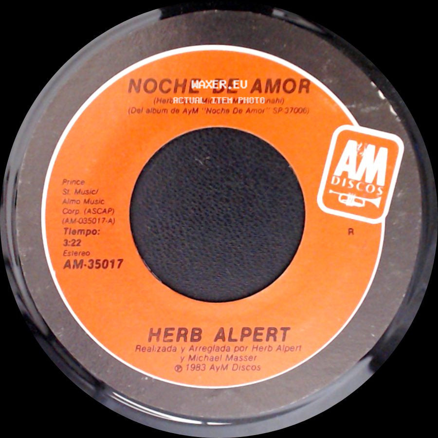 Herb Alpert - Noche De Amor / Te Quiero Asi side A