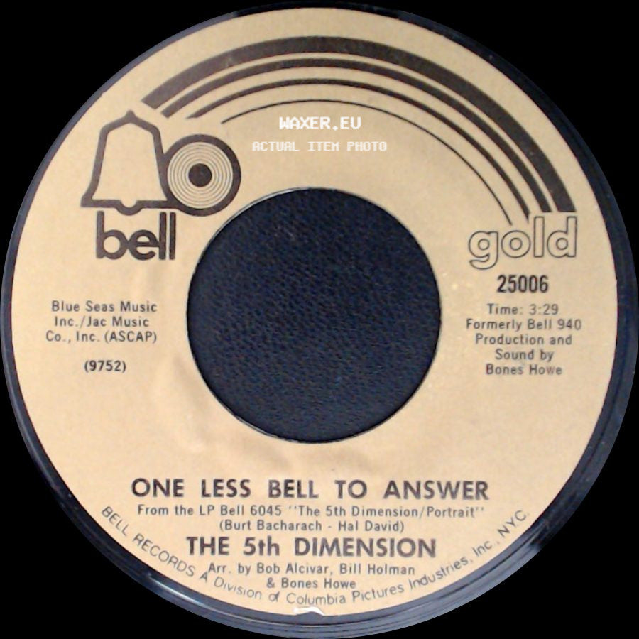 The 5Th Dimension - Light Sings / One Less Bell To Answer side B