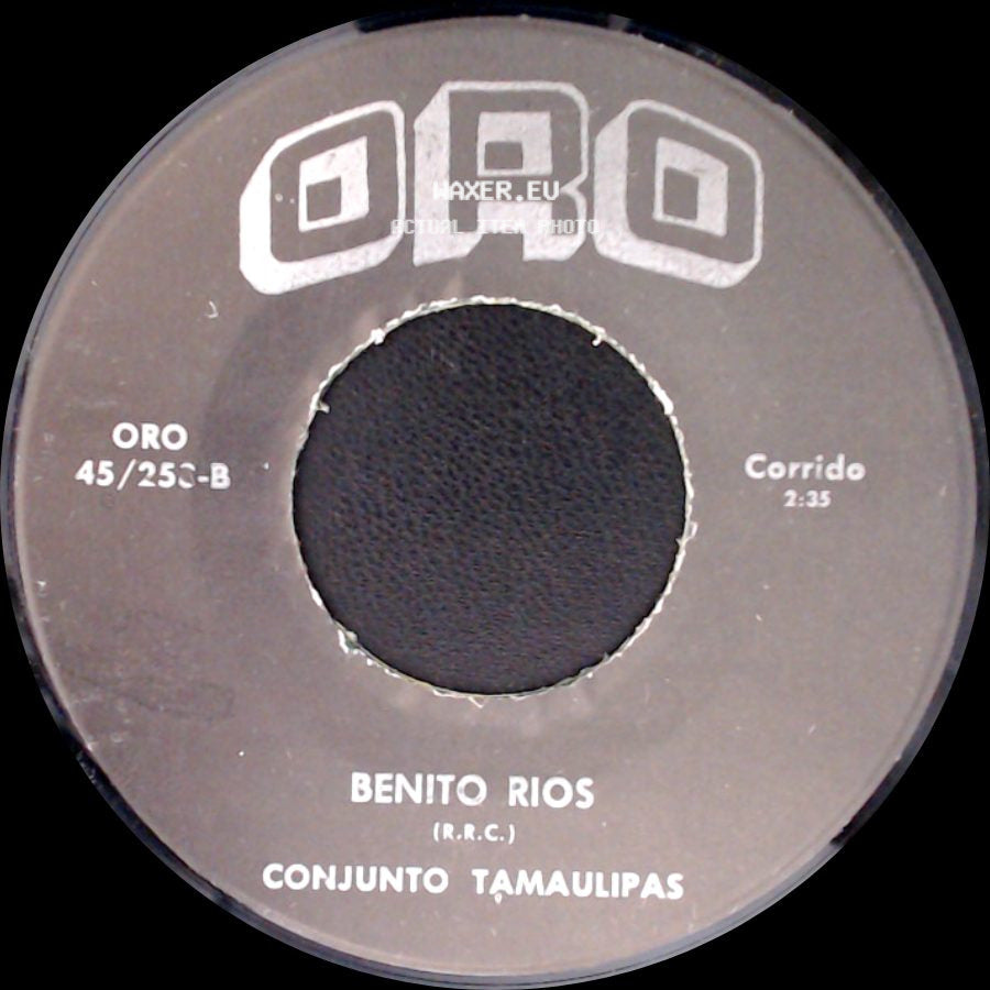 Conjunto Tamaulipas / Benito Rios Conjunto Tamaulipas - Mi Pobre Corazon / Unknown Title B side B