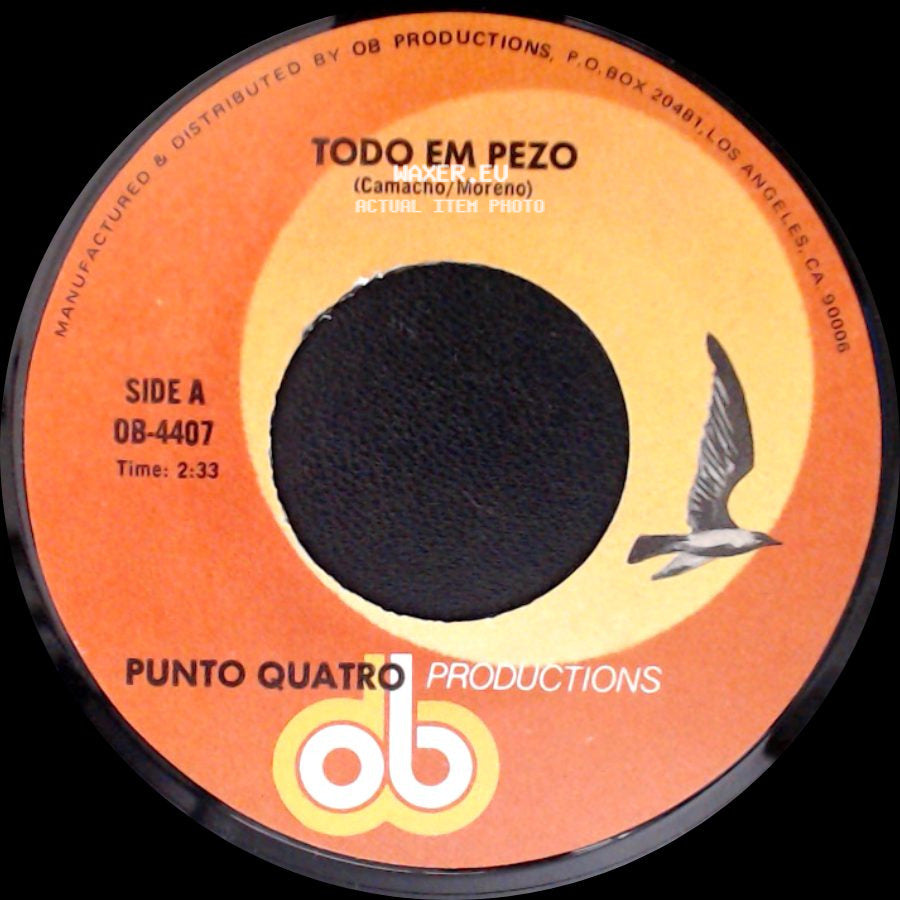 Unknown Artist - Todo Em Pezo / Paginas Del Alma side A