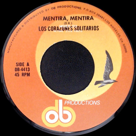 Los Corazones Solitarios - Mentira, Mentira / Tu Silencio side A