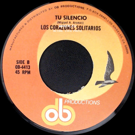 Los Corazones Solitarios - Mentira, Mentira / Tu Silencio side B