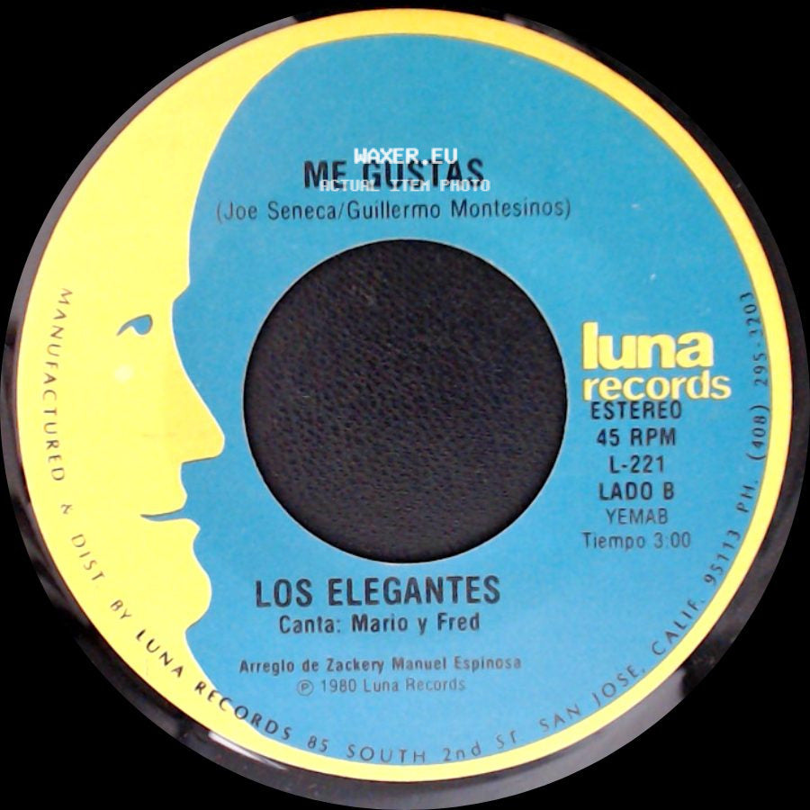 Los Elegantes - Que Miraste En Mi / Me Gustas side B