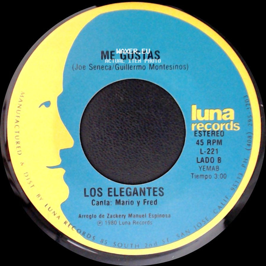 Los Elegantes - Que Miraste En Mi / Me Gustas side B
