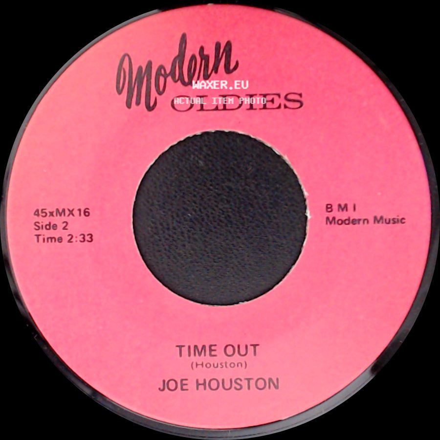 Joe Houston - All Night Long / Time Out side B