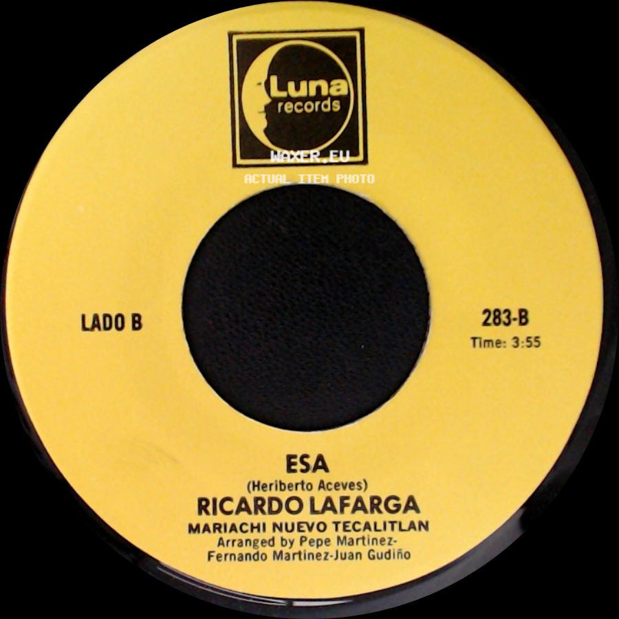 Ricardo Lafarga - Cuando Quieras Volver / Esa side B