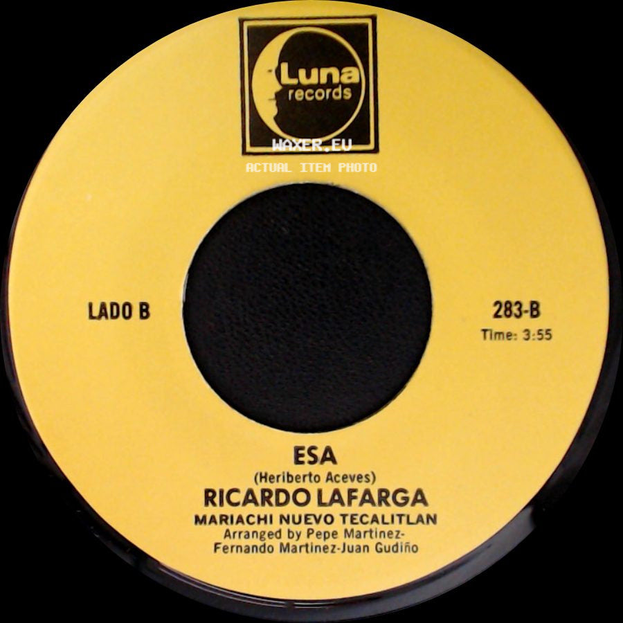 Ricardo Lafarga - Cuando Quieras Volver / Esa side B