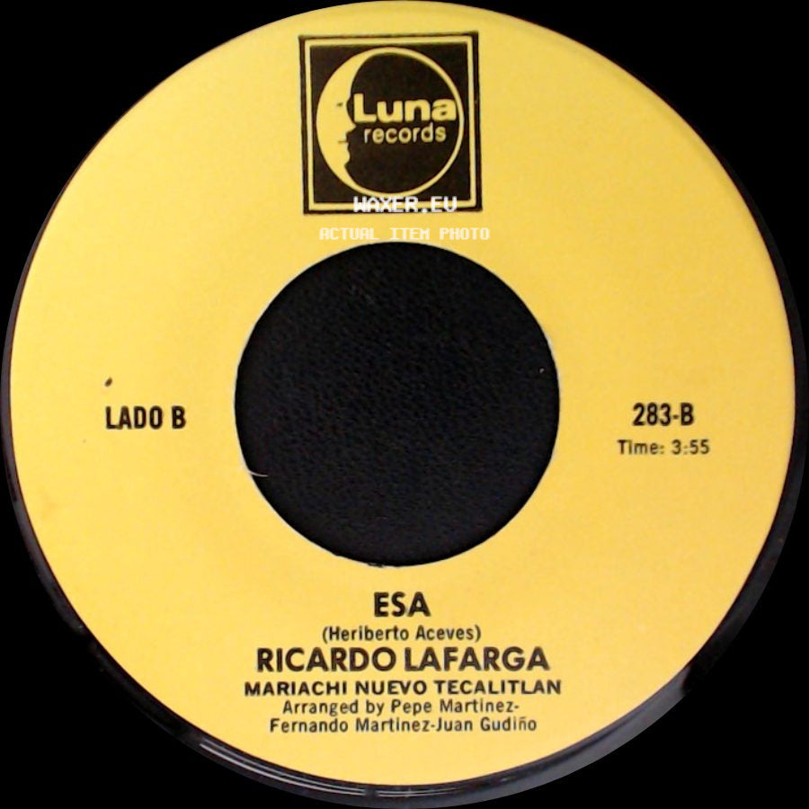 Ricardo Lafarga - Cuando Quieras Volver / Esa side B