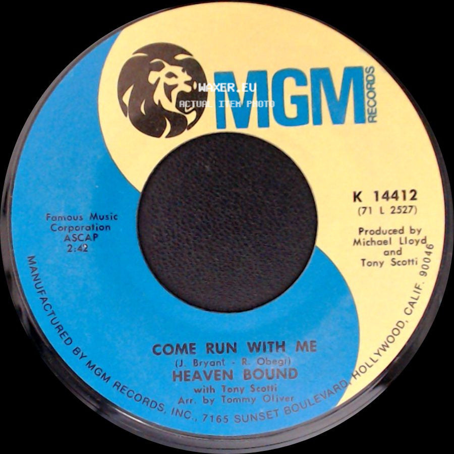 Unknown Artist - Breaking Up Is Hard To Do / Heaven Bound / Come Run With Me / Heaven Bound side B