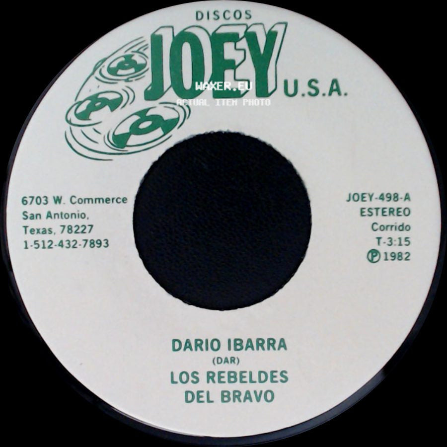 Dario Ibarra / Los Rebeldes Del Bravo - Los Rebeldes Del Bravo / La Hija Olvidada side A