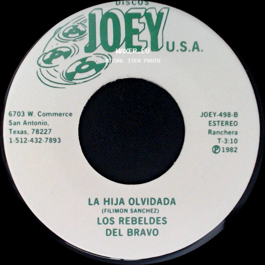 Dario Ibarra / Los Rebeldes Del Bravo - Los Rebeldes Del Bravo / La Hija Olvidada side B