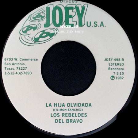 Dario Ibarra / Los Rebeldes Del Bravo - Los Rebeldes Del Bravo / La Hija Olvidada side B
