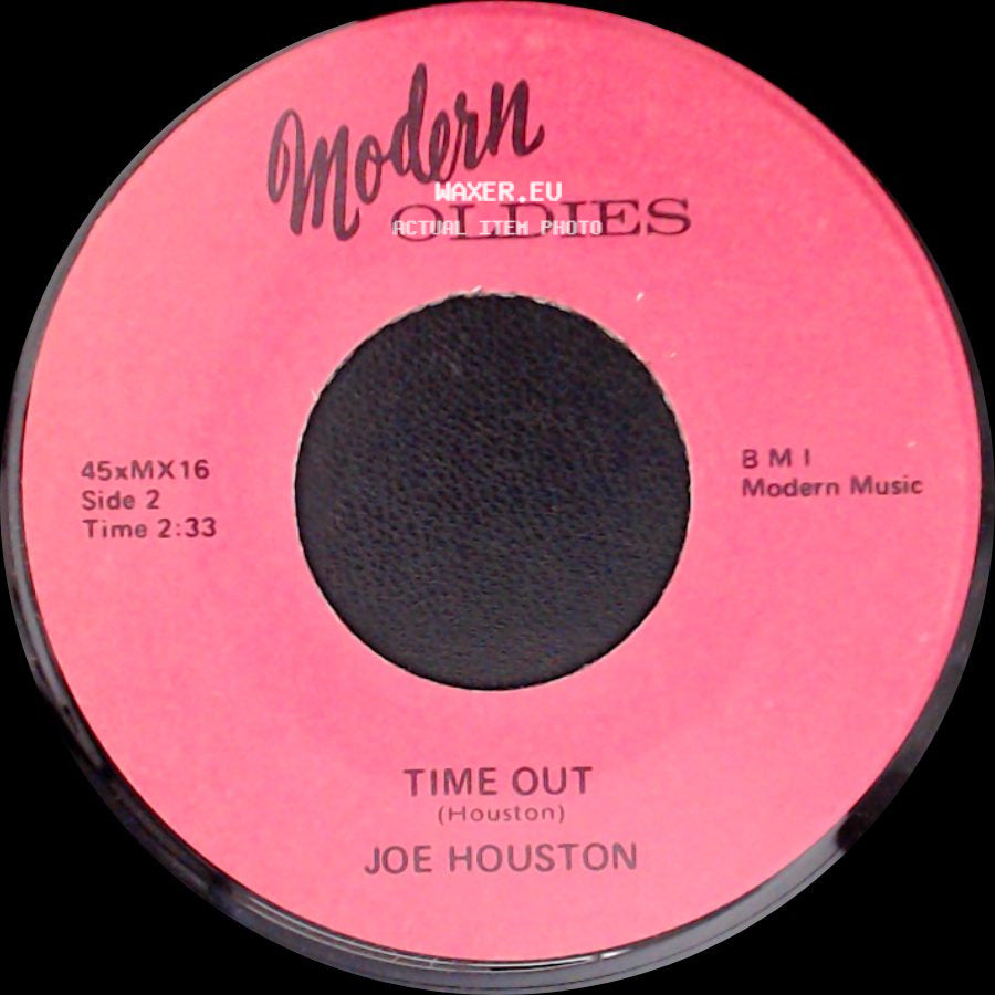 Joe Houston - All Night Long / Time Out side B
