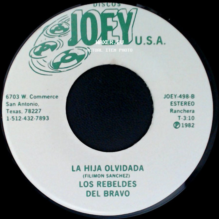 Dario Ibarra / Los Rebeldes Del Bravo - Los Rebeldes Del Bravo / La Hija Olvidada side B
