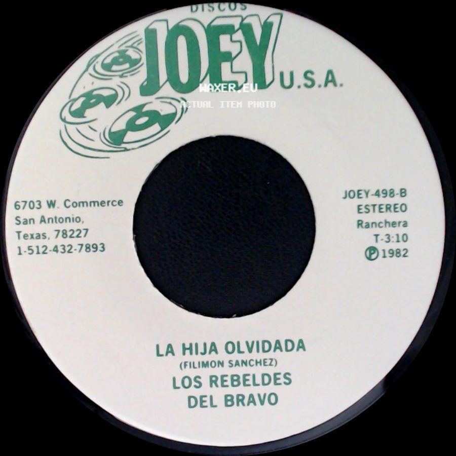Dario Ibarra (Dar) / Los Rebeldes Del Bravo - Los Rebeldes Del Bravo / La Hija Olvidada side B