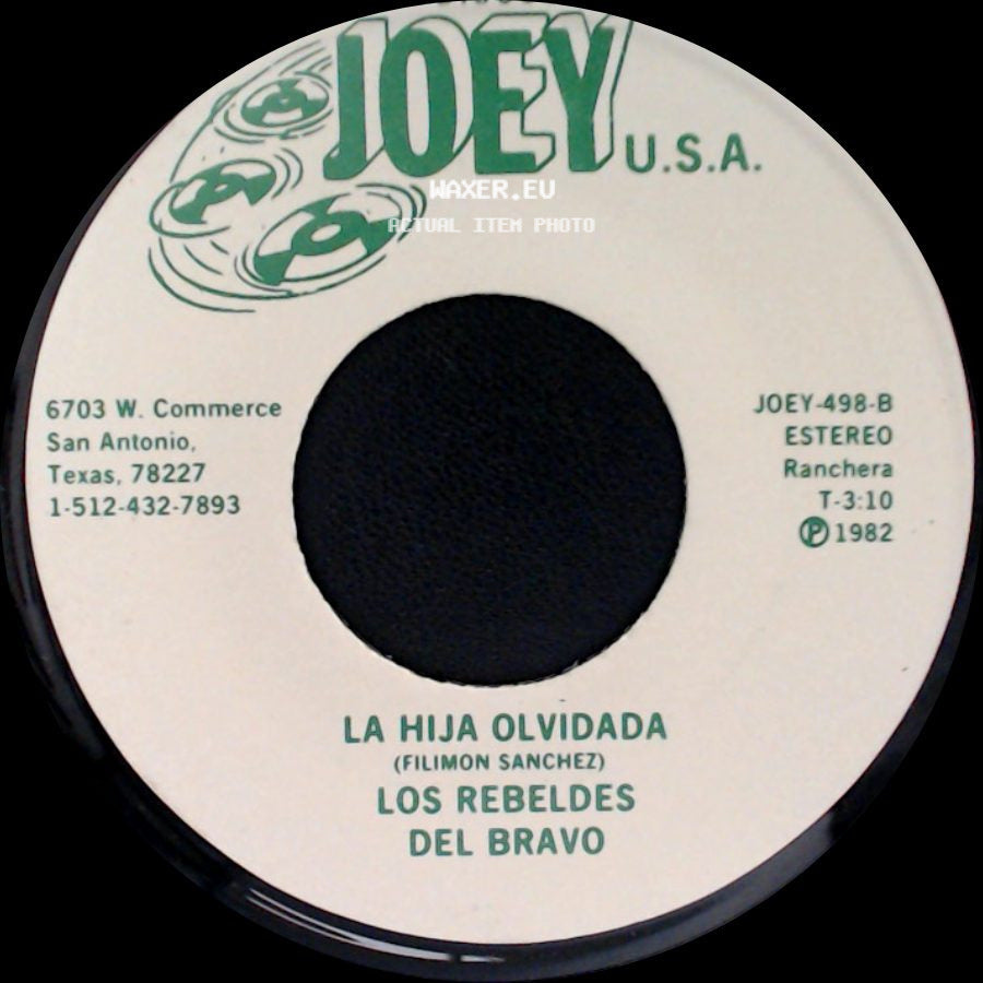 Dario Ibarra / Los Rebeldes Del Bravo - Los Rebeldes Del Bravo / La Hija Olvidada side B