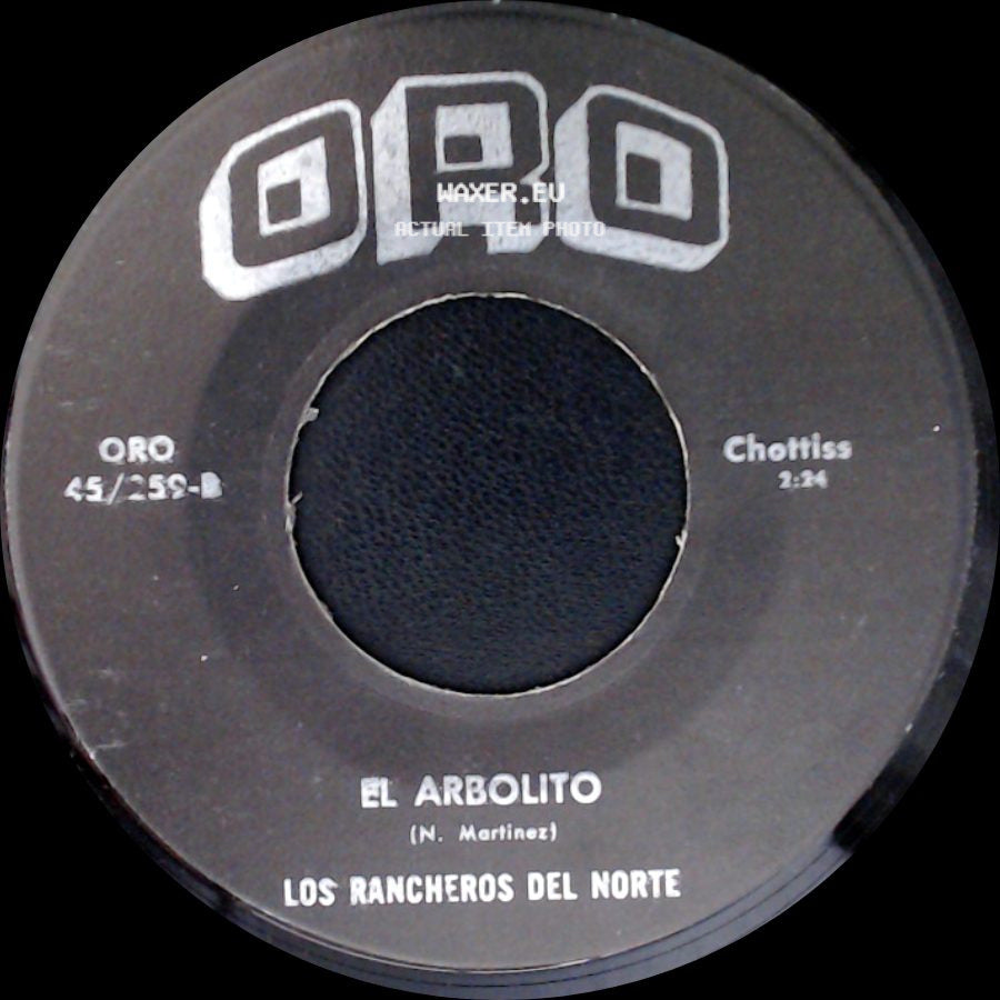 Los Rancheros Del Norte - Ausencia Valz / El Arbolito side B