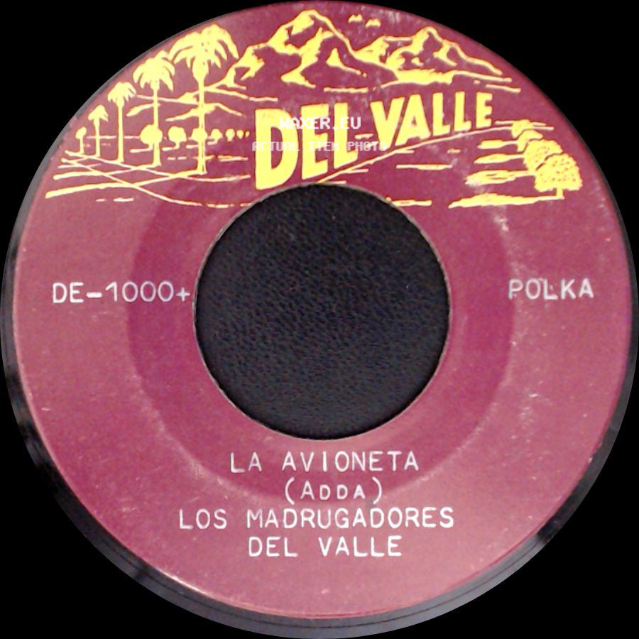 Juan Hernandez Los Madrugadores Del Valle / Los Madrugadores Del Valle - Golpe Terrible / La Avioneta (Adda) side B