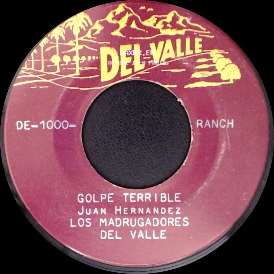 Juan Hernandez Los Madrugadores Del Valle / Los Madrugadores Del Valle - Golpe Terrible / La Avioneta (Adda) side A