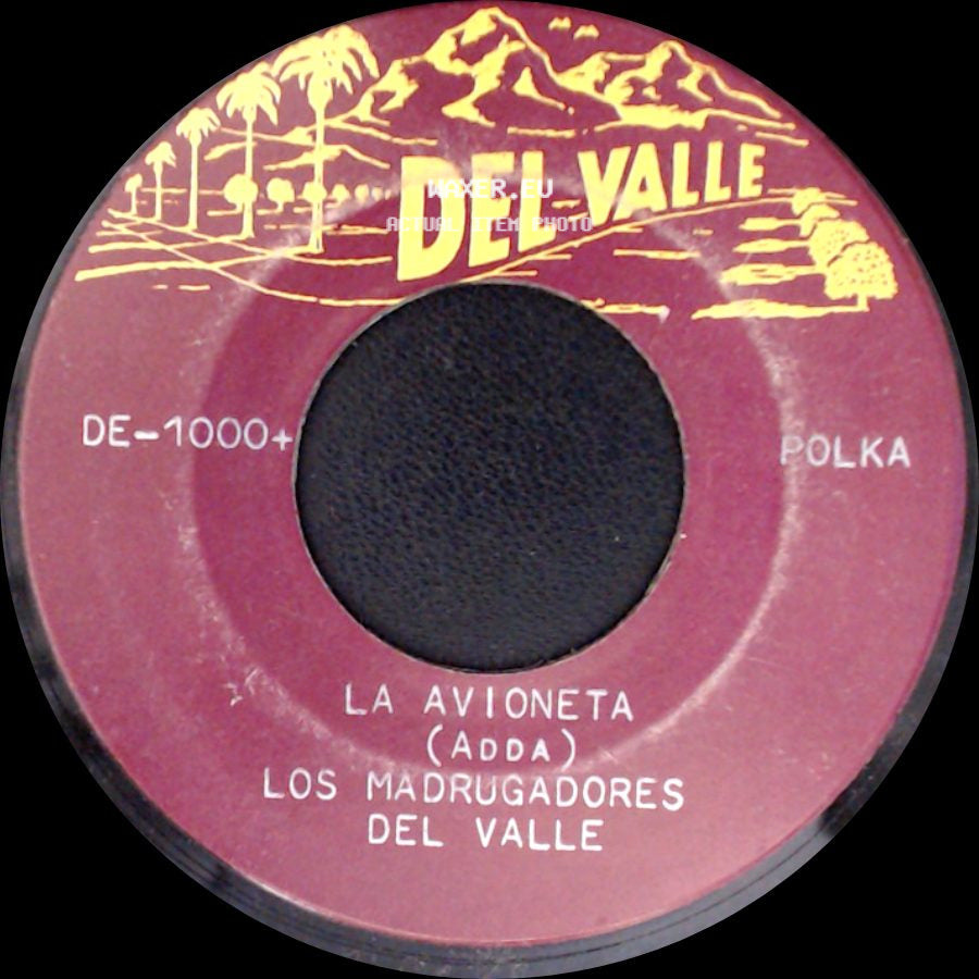 Los Madrugadores Del Valle / Juan Hernandez Los Madrugadores Del Valle - La Avioneta (Adda) / Golpe Terrible side A