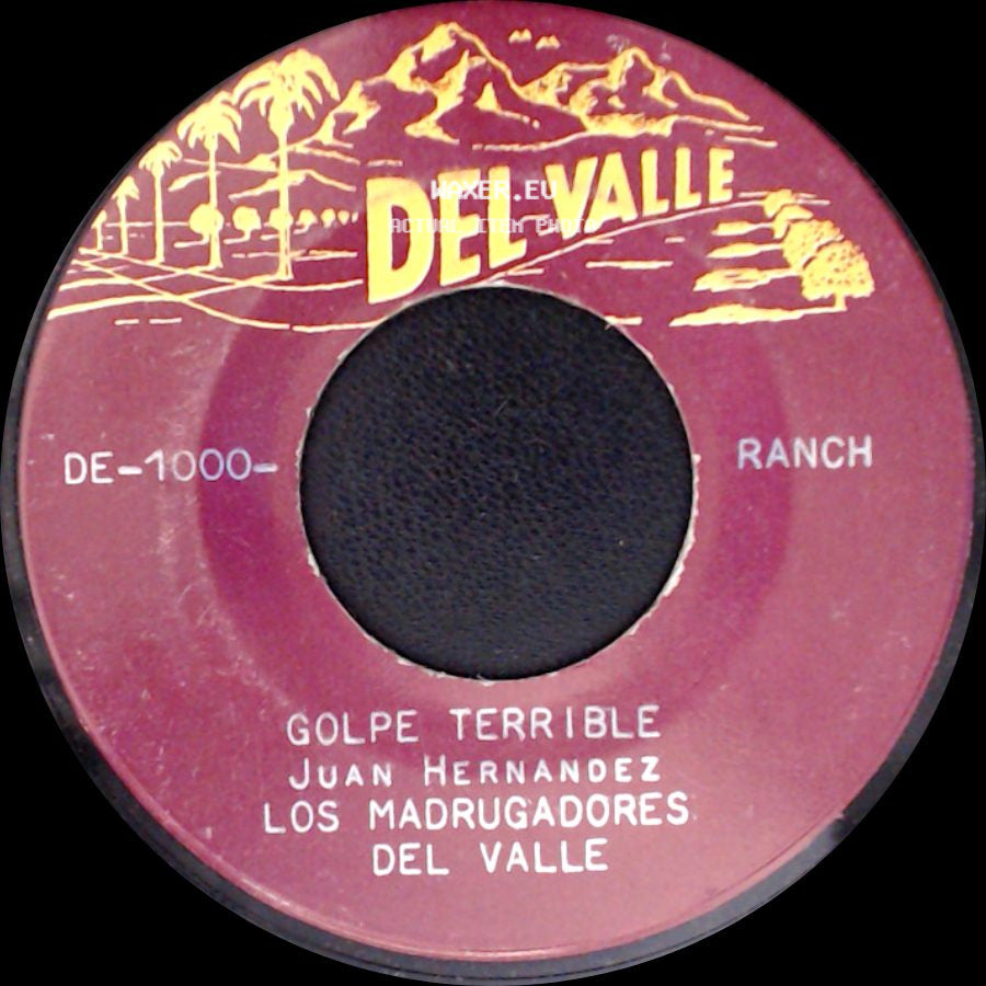 Los Madrugadores Del Valle / Juan Hernandez Los Madrugadores Del Valle - La Avioneta (Adda) / Golpe Terrible side B