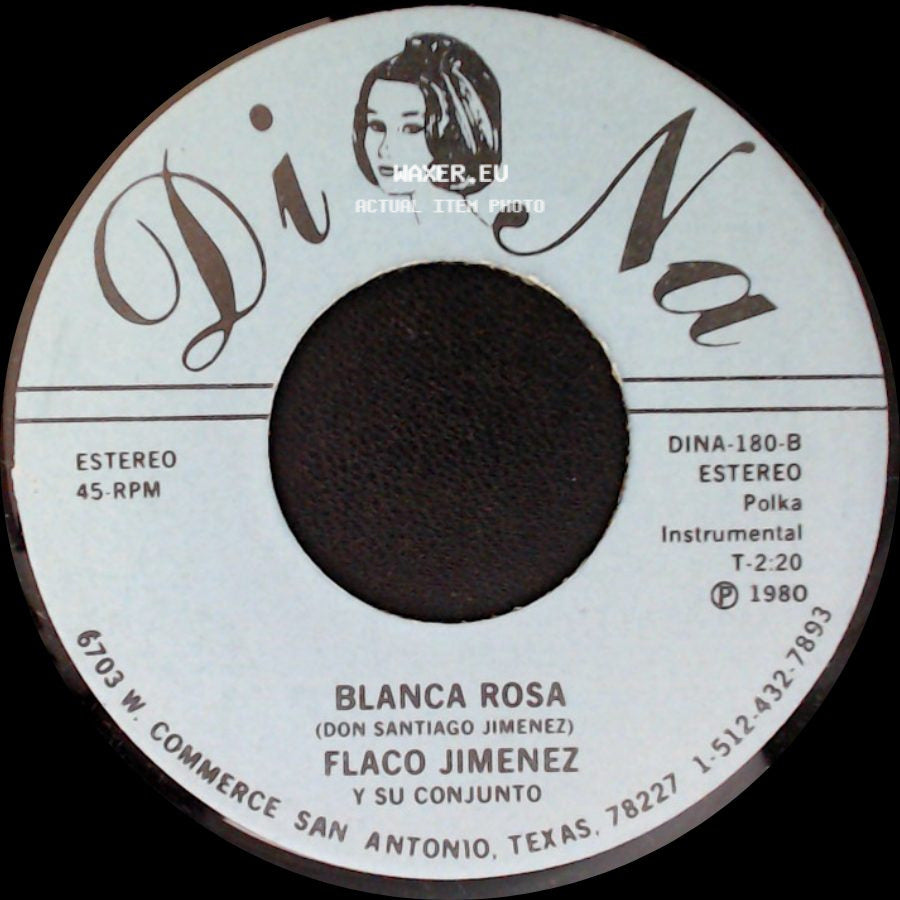 Flaco Jimenez Y Su Conjunto - El Bolsa Vacia / Blanca Rosa side B