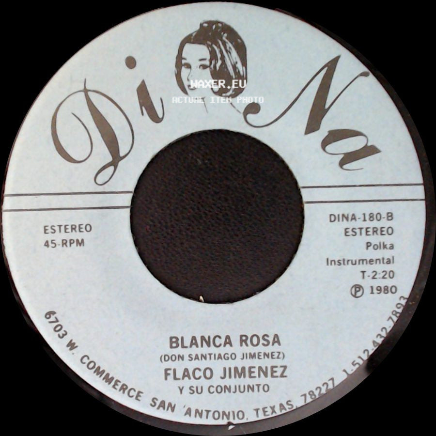 Flaco Jimenez Y Su Conjunto - El Bolsa Vacia / Blanca Rosa side B