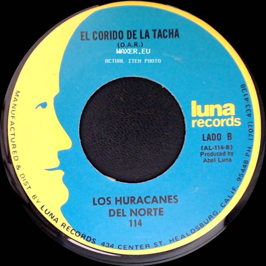 Los Huracanes Del Norte - La Gavilla Del Burro Prieto / El Corido De La Tacha side B