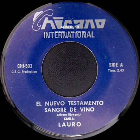 Lauro - El Nuevo Testamento / Sangre De Vino / El Nuevo Testamento / Esperame Mi Amor side A