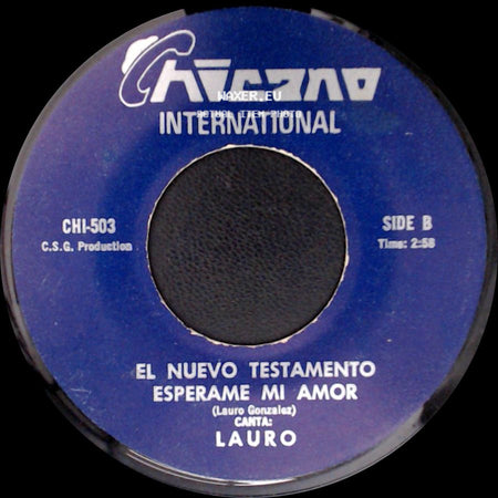 Lauro - El Nuevo Testamento / Sangre De Vino / El Nuevo Testamento / Esperame Mi Amor side B