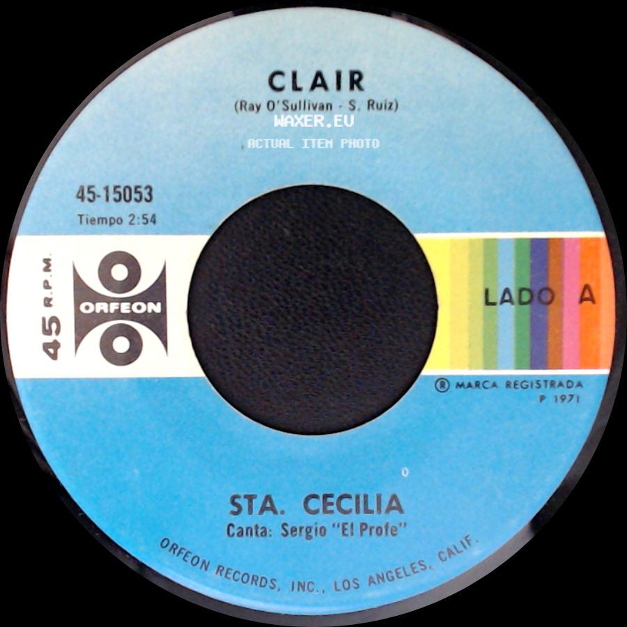 Sergio "El Profe" - Clair / La Primera Vez side A