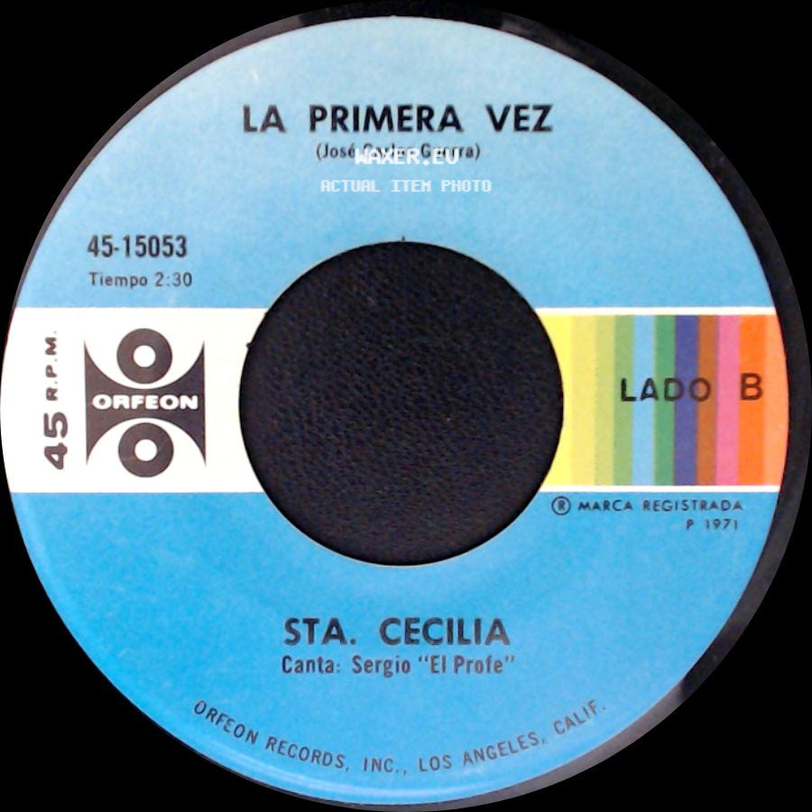 Sergio "El Profe" - Clair / La Primera Vez side B
