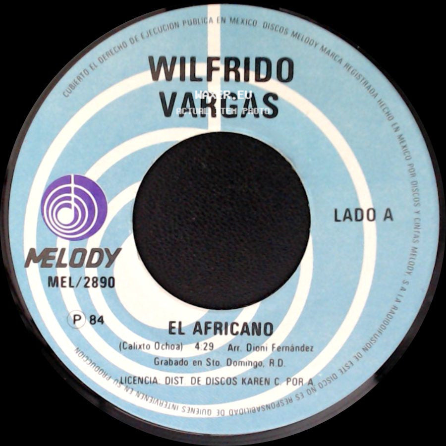 Wilfrido Vargas - El Africano / Nocturnal side A
