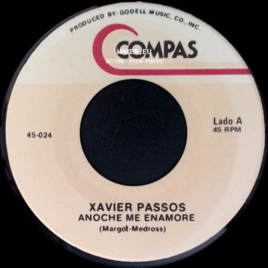 Xavier Passos - Anoche Me Enamore / Año Nuevo Vida Nueva side A