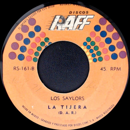 Los Saylors - El Golpe Traidor / La Tijera side B