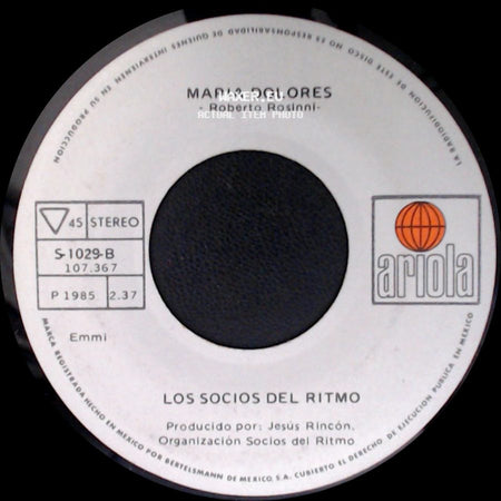 Maria Dolores / Los Socios Del Ritmo - Los Socios Del Ritmo / El Caballo Lechero side A