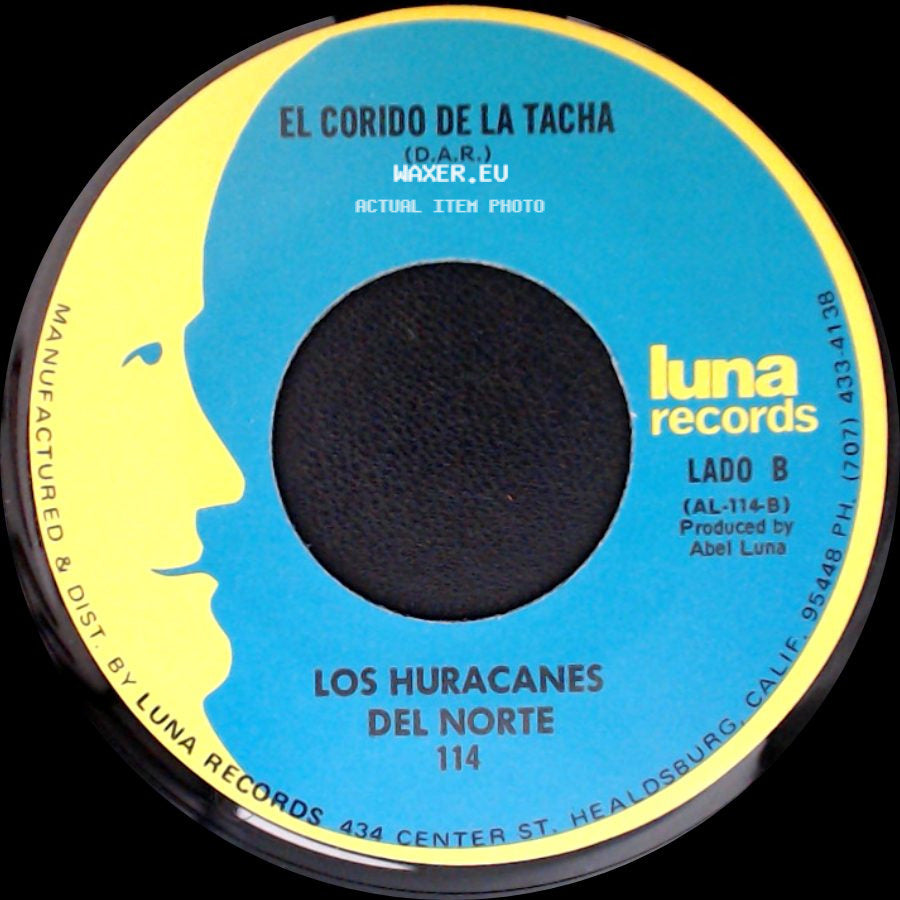 Los Huracanes Del Norte - La Gavilla Del Burro Prieto / El Corido De La Tacha side B