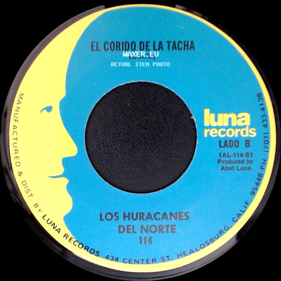 Los Huracanes Del Norte - La Gavilla Del Burro Prieto / El Corido De La Tacha side B