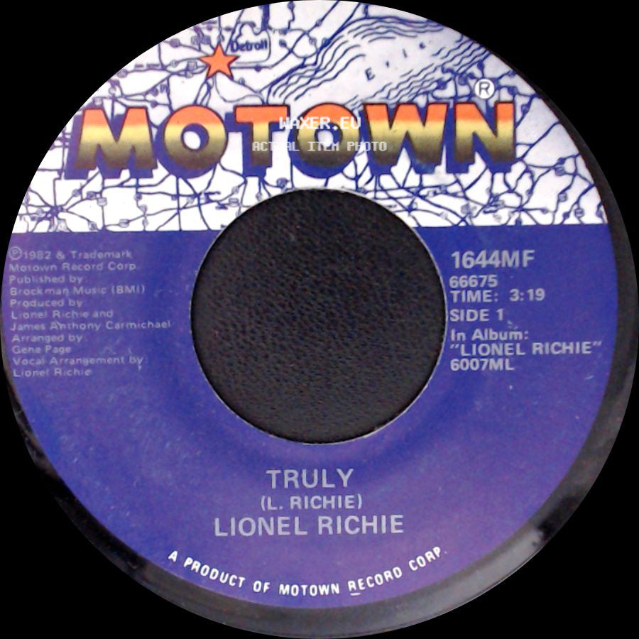 Lionel Richie - Truly / Just Put Some Love In Your Heart side A