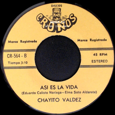Chayito Valdez - Estamos Mejor Sin Ti / Asi Es La Vida side B