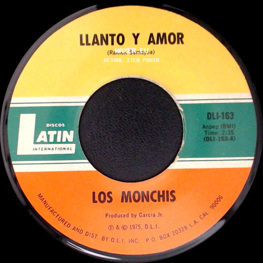 Los Monchis - Llanto Y Amor / El Sirenito side A