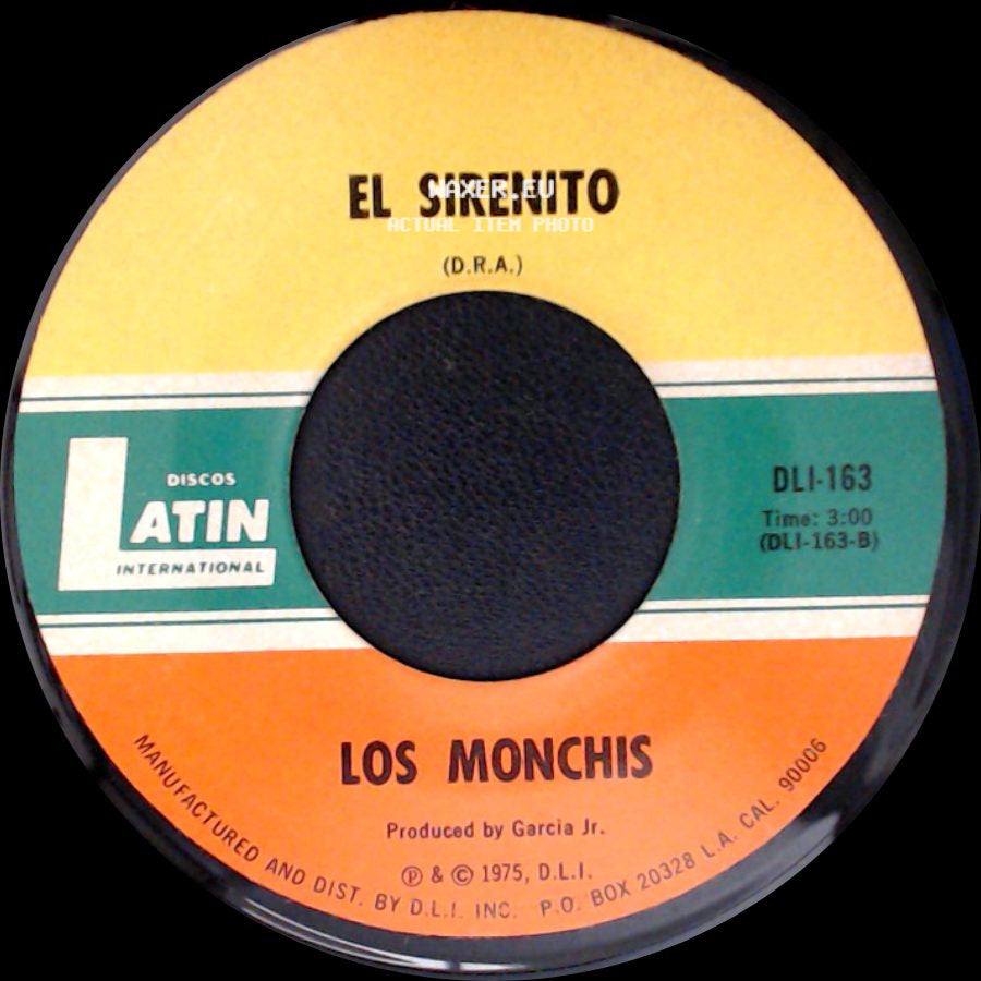 Los Monchis - Llanto Y Amor / El Sirenito side B