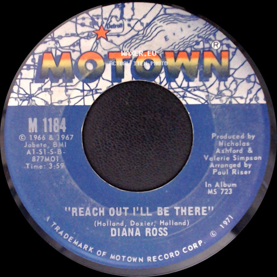 Diana Ross - Reach Out I'll Be There / (They Long To Be) Close To You side A
