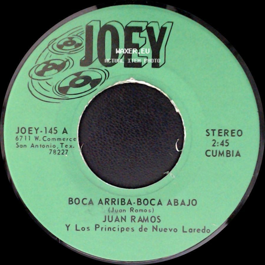 Juan Ramos Y Los Príncipes De Nuevo Laredo - Boca Arriba-Boca Abajo / Viva Nuestro Amor side A