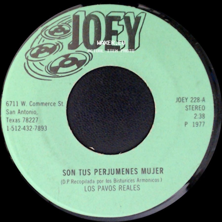 Los Pavos Reales - Son Tus Perjumenes Mujer / Junto A Ti side A