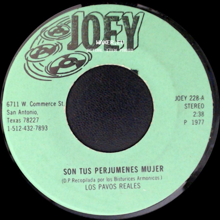 Los Pavos Reales - Son Tus Perjumenes Mujer / Junto A Ti side A