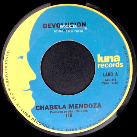 Chabela Mendoza - Devolucion (D.A.R.) / Con La Misma Vara side A