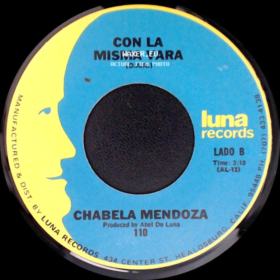Chabela Mendoza - Devolucion (D.A.R.) / Con La Misma Vara side B